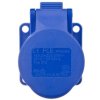 Gniazdo tablicowe 16A 3P 230V /75x75/ niebieskie IP44 313-6f5