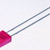 LED, Otwór przelotowy, Zielony, Żółty, Pomarańczowy, Czerwony, 2-pinowy, 1.8 V Prostokątne, 110 °, Broadcom HLMP-S100,