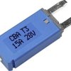 Hansor Circuit Breaker Mini, type 3. Manual Reset, 15A CBA3 Series 15A Wyłącznik instalacyjny nożowy 15 A niebieski 1 sz
