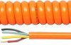 Helukabel;85223;Przewód spiralny;H05BQ-F500 mm/ 2000 mm;2 x 0.75 mm²;pomarańczowy1 szt.