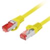 Patchcord kat.6 s/ftp lszh cu 1m żółty fluke passed lanberg PCF6-10CU-0100-Y