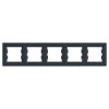 ASFORA Ramka 5-krotna pozioma antracyt EPH5800571