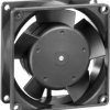 DC axial fan, 24 V, 80 x 80 x 32 mm, 80 m³/h, 48 dB, ball bearing, ebm-papst 8314 H