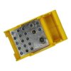 Blok dystrybucyjny DTB 120/15x16+4x35 - Żółto-zielony