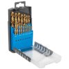 Sealey AK4719 Drill Bit Set 19pc Titanium Coated Metric