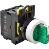 Przełącznik trzystanowy podświetlony LED 22mm zielony IP65 Tracon