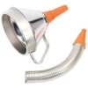 Sealey FM16F Funnel Metal with Flexi Spout and Filter 160mm