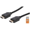 Manhattan 355353 HDMI 4K@60Hz Cable with Ethernet, 3m, Certified, Suitable for