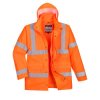 Jacket Traffic 4 In 1 Hi Viz Orange - 2