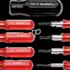 PS89N 9-piece mini hex screwdriver set - inch sizes