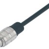 Sensor actuator cable, M16-cable plug, straight to open end, 8 pole, 2 m, PUR, black, 3 A, 79 6171 20 08