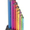 Wera 950/9 Hex-Plus Multicolour 3 wewnętrzny sześciokąt Zestaw kluczy trzpieniowych 1.5 mm, 2 mm, 2.5 mm, 3 mm, 4 mm, 5