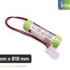 Pakiet akumulatorów LiFePO4 1x18650 3,2V 1500mAh do Starlet White II - L70 x Ø18 / 94916