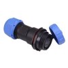 4 Pin Waterproof W17 Female Socket Cable Connector IP68