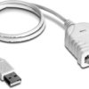 Szeregowy adapter kabla USB złącze A USB A złącze B RS232 rodzaj A Męskie rodzaj B Męskie Trendnet