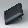 ABS/PC enclosure, (L x W x H) 110 x 110 x 38 mm, black (RAL 9005), IP40, B5013229