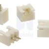 Pololu 2.5 mm JST XH-Style Shrouded Male Connector: 2-Pin, Straight (4-Pack)