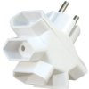 Rozgałeźnik wtyczkowy 5xEuro /zabezp. przeciwprzepięciowe/ biały R-5-Z