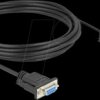 86826 Serial Cable RS-232 D-Sub9 female to female with narrow plug hou