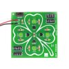 Czterolistna koniczynka LED, AVTEDU623. Zestaw DIY do nauki lutowania