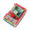 Pibow Coupe 5 - obudowa do Raspberry Pi 5 - Rainbow - PiMoroni PIM678