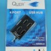 HUB USB 2.0 1->4 CZARNY+LED QUER
