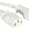 Kabel zasilający VALUE T12 do C13, biały, 1,8 m