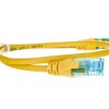 Kabel krosowy (Patch Cord) U/UTP kat.5e żółty 0,5m DK-1512-005/Y