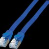 K5545BL.0,25 Cat.6a flat patch cable, U/FTP, 0.25m, blue