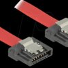 83833 Cable SATA FLEXI 6 GB/s 20 cm red metal