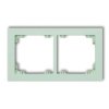DECO Ramka 2 podwójna uniwersalna z tworzywa DECO Pastel Matt miętowy 46DR-2 KARLIK