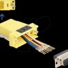 67110 Adapter D-Sub 15 Pin plug > RJ45 jack Mounting kit, yellow