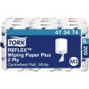 Tork 473474 Reflex Cleaning Tissue 2-Ply Hygienic Absorbent