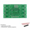 Programowany moduł 8 przekaźników do sekwencji oświetlenia - PCB i mikroprocesor do projektu AVT 1998