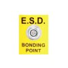 Antistat 070-0003 PG Module ESD Bonding Point 10 mm Pin Black Text