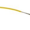Przewód jednożyłowy linkowy, 0,5 mm², 16/0,2 mm, 20 AWG, PVC, 1 kV AC, Żółty, dł. 100m, RS PRO
