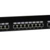 Panel 19 24 x RJ45 STP kat. 5e (1U) z półką