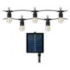 Solarna girlanda oświetleniowa 10 m, 10 x LED Flame,LG-6/10M/FLAME