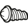 Screw, (L x Ø) 6 mm x 2.5 mm, 630-572, package with 100 pieces