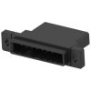 Plug housing, 8 pole, pitch 3.81 mm, straight, black, 1-178802-7