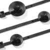 Cable tie, PA, (L x W) 190 x 4.6 mm, bundle-Ø 7 to 45 mm, black, -40 to 105 °C, 150-15493