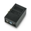 Obudowa do HiFiBerry DAC+/ADC i Raspberry Pi 4B - stalowa - czarna - HiFiBerry 4260439550712