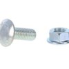 Śruba z łbem grzybkowym + nakretka kołnierzowa ząbkowana (komplet) SGKM8x20