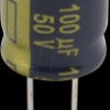 EEUFC1H101 Electrolytic capacitor, radial, 100 uF, 50 V, 105°C, low ESR, AE