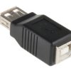 Adapter złącze A USB A złącze B USB B rodzaj A Żeńskie rodzaj B Żeńskie standard USB 2.0 RS PRO