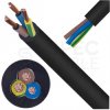 Kabel przemysłowy gumowy OW / H05RR-F 3x1,5mm2 czarny 300/500V zewnętrzny olejoodporny linka Prysmian