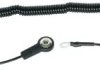 Grounding cable, push button Ø 4 mm, 2.4 m, C-184 089