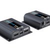 Extender przedłużacz HDMI do 40m po skrętce cat.6 sygnał IP LKV372EDID