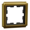 Ramka 1-krotna, Merten, D-Antique, mocca metalik
