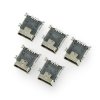 Gniazdo miniUSB typu B - SMD - 5szt.